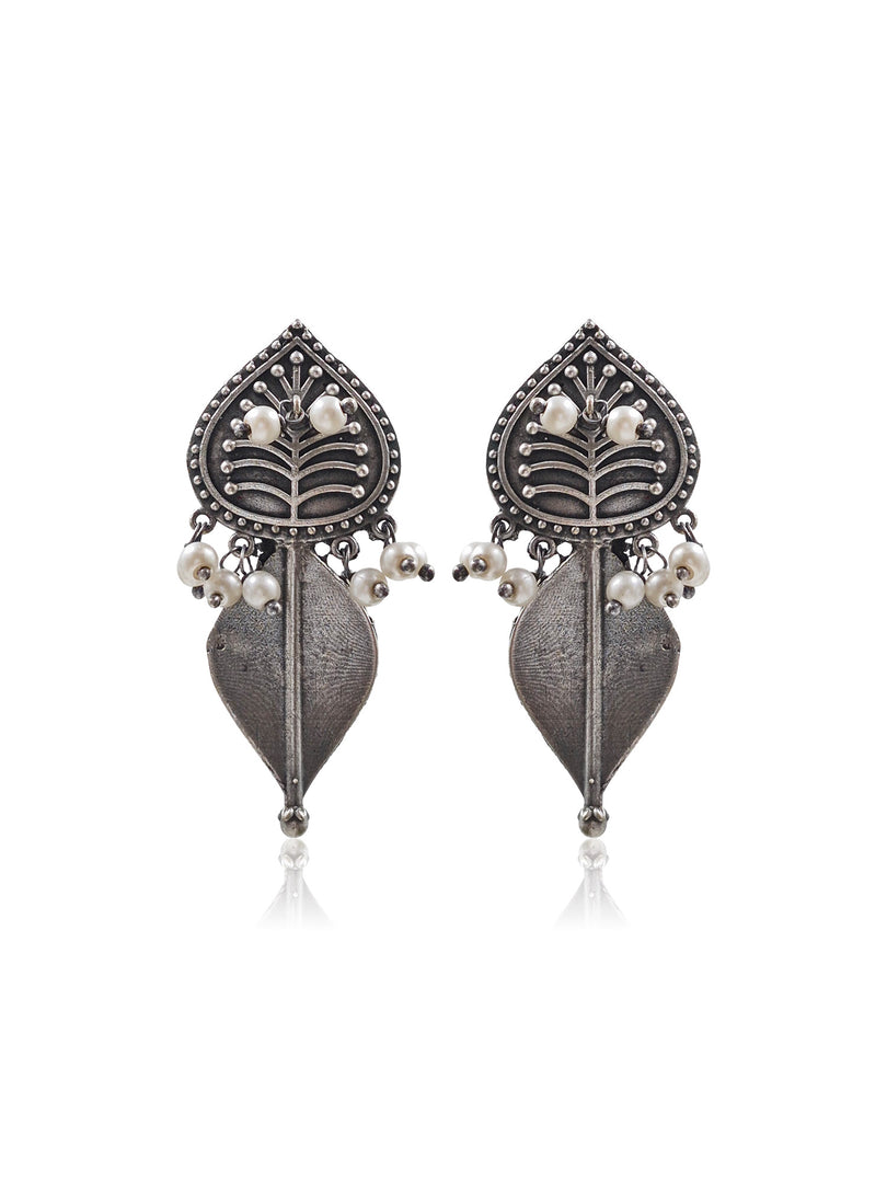 Mehra Silver Lookalike 3 Earrings Combo