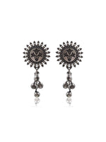 Load image into Gallery viewer, Tiya Silver Lookalike 3 Earrings Combo