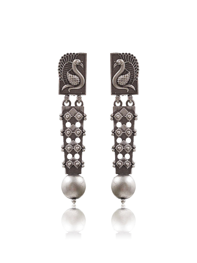 Silver Lookalike 3 Earrings Combo