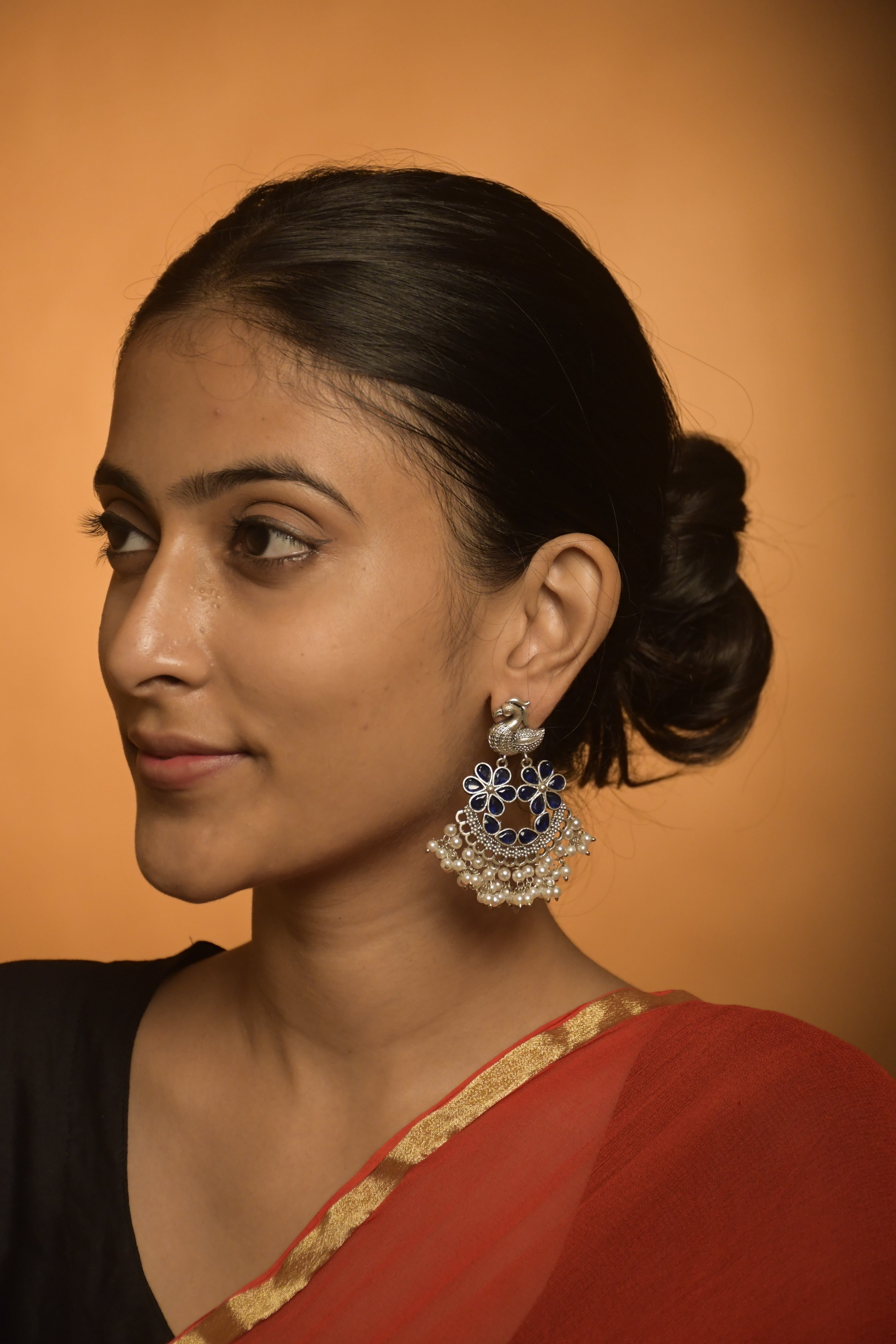 AROHI OXIDISED DANGLER EARRINGS