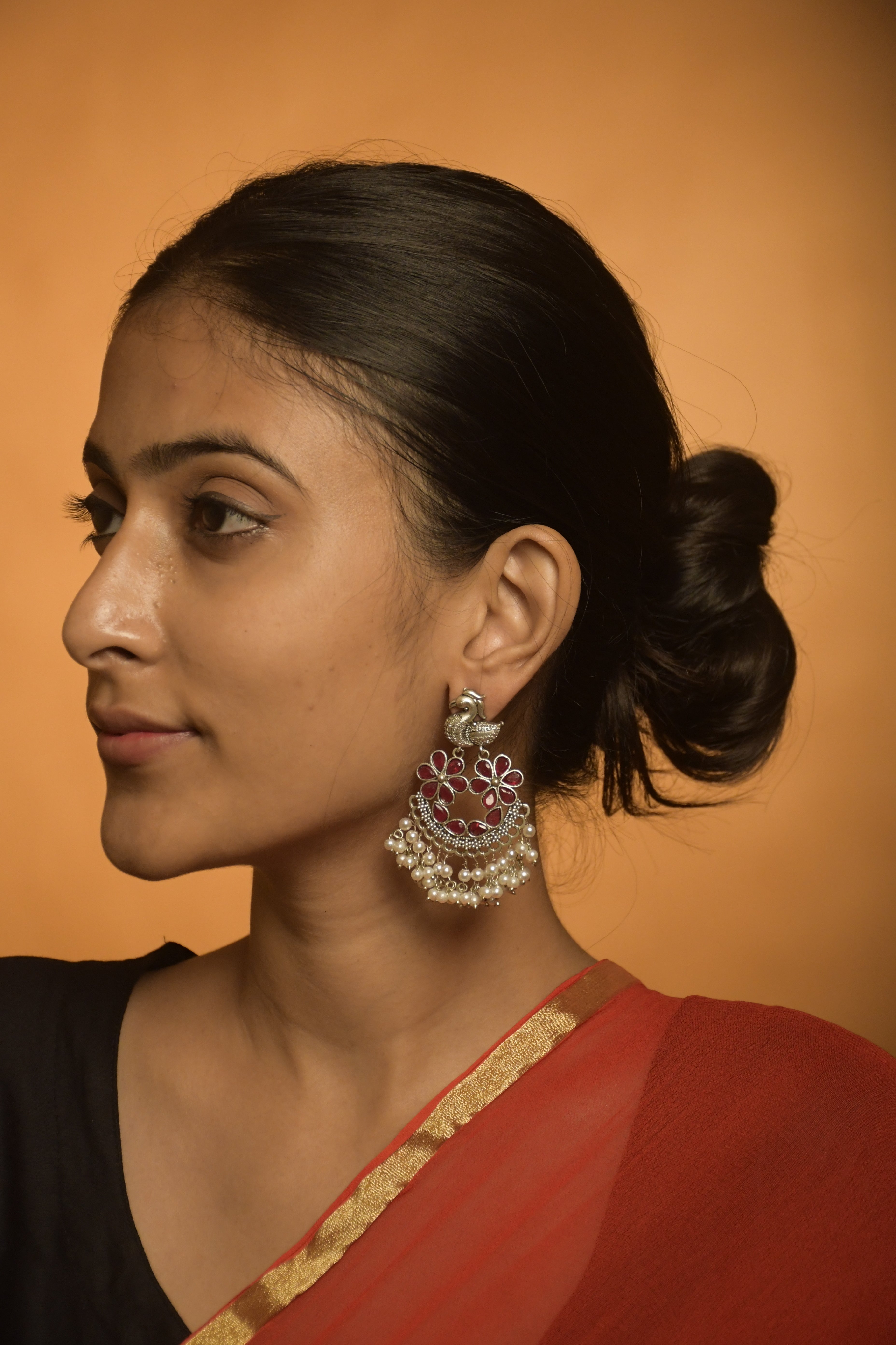 AROHI OXIDISED DANGLER EARRINGS