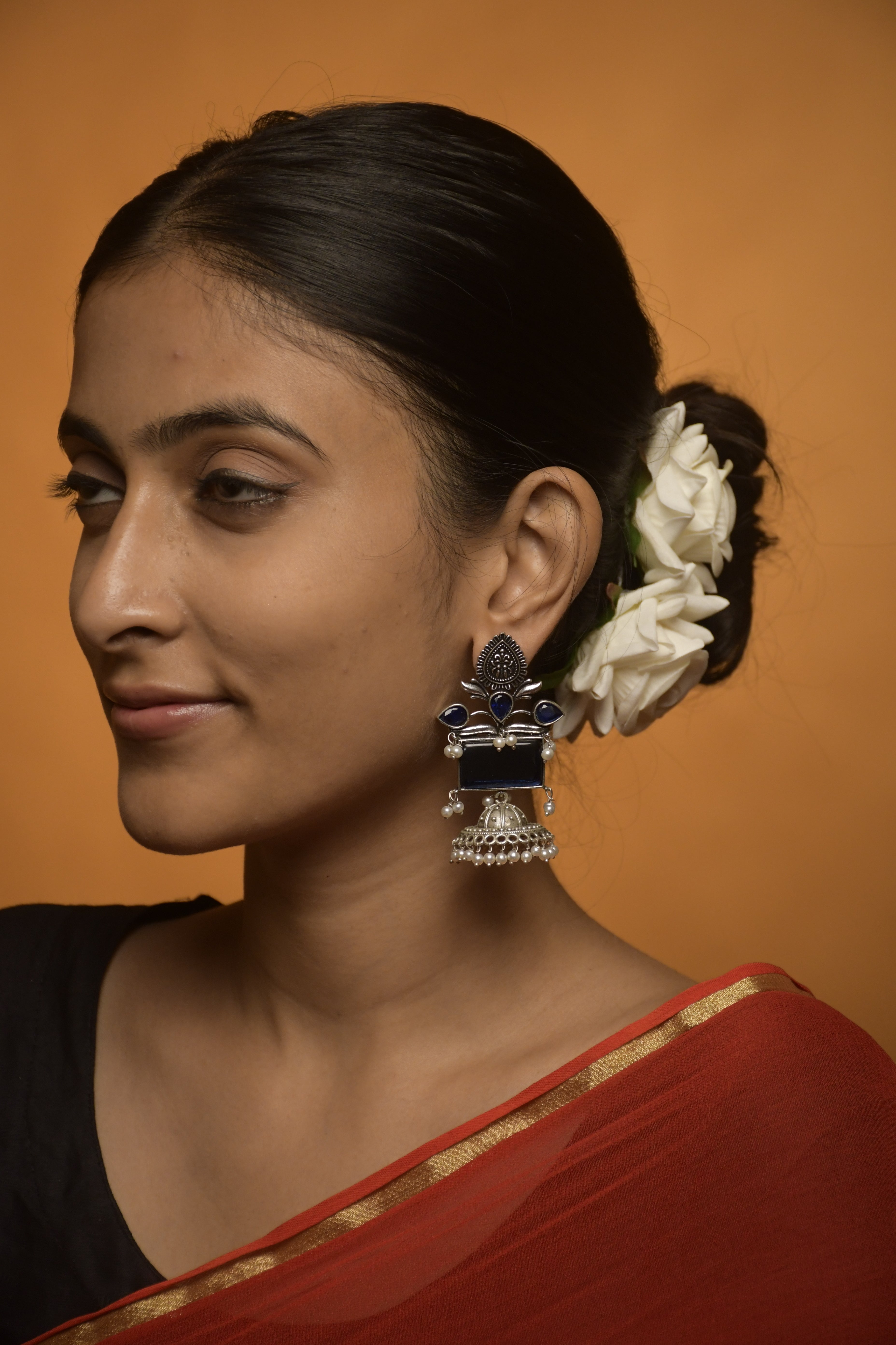 Noor Stone Jhumka Earrings
