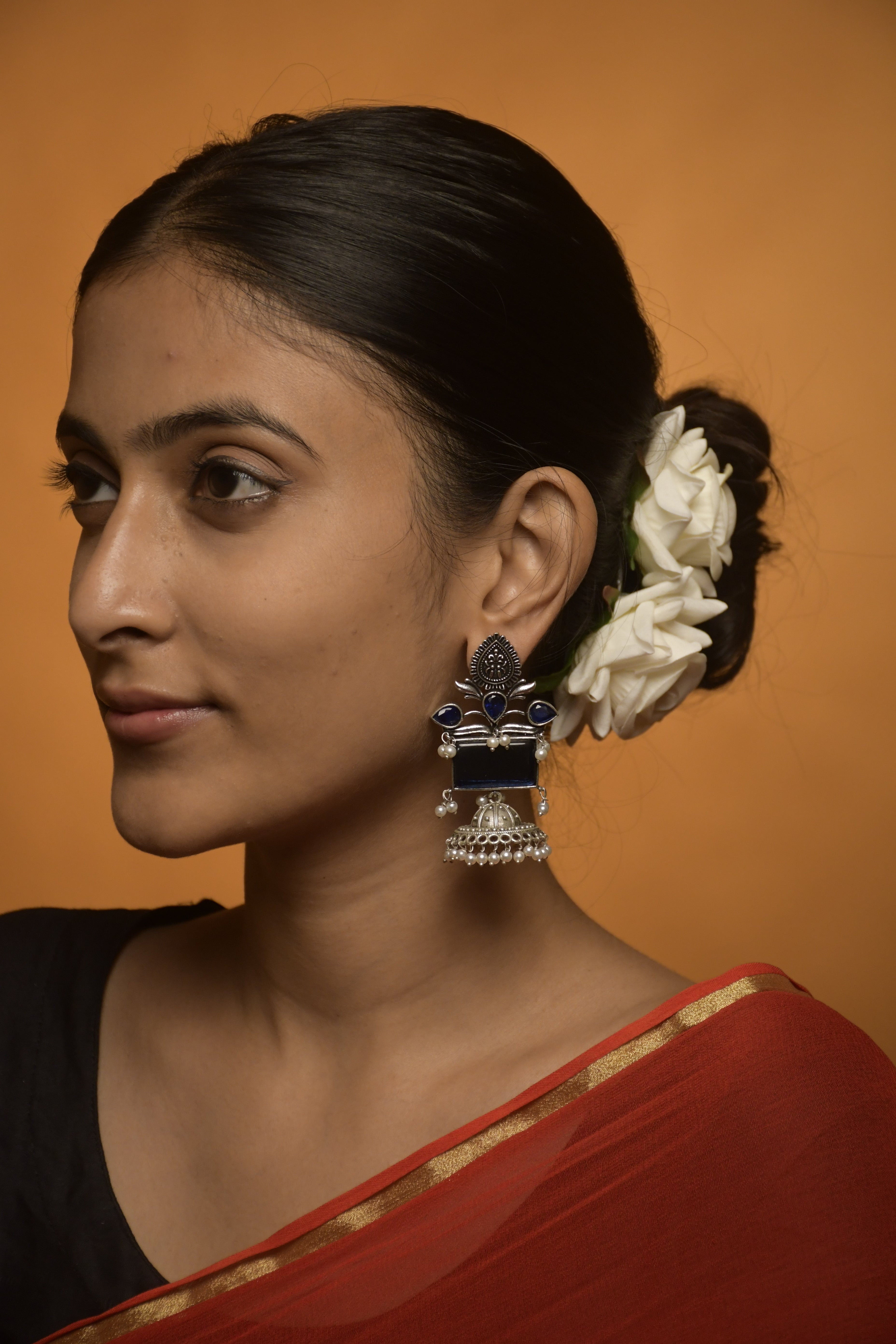 Noor Stone Jhumka Earrings
