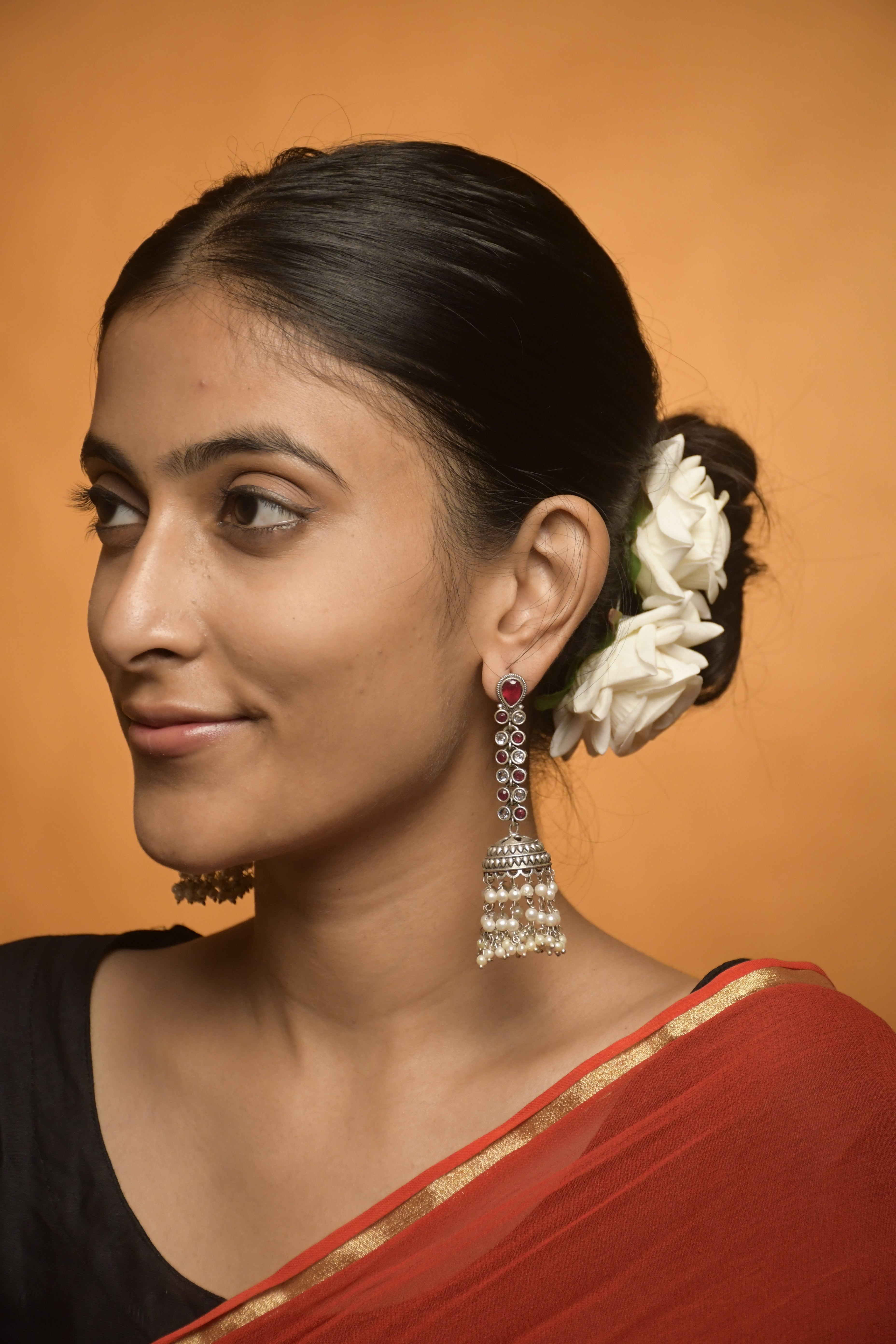Sia Stone Jhumka Earrings
