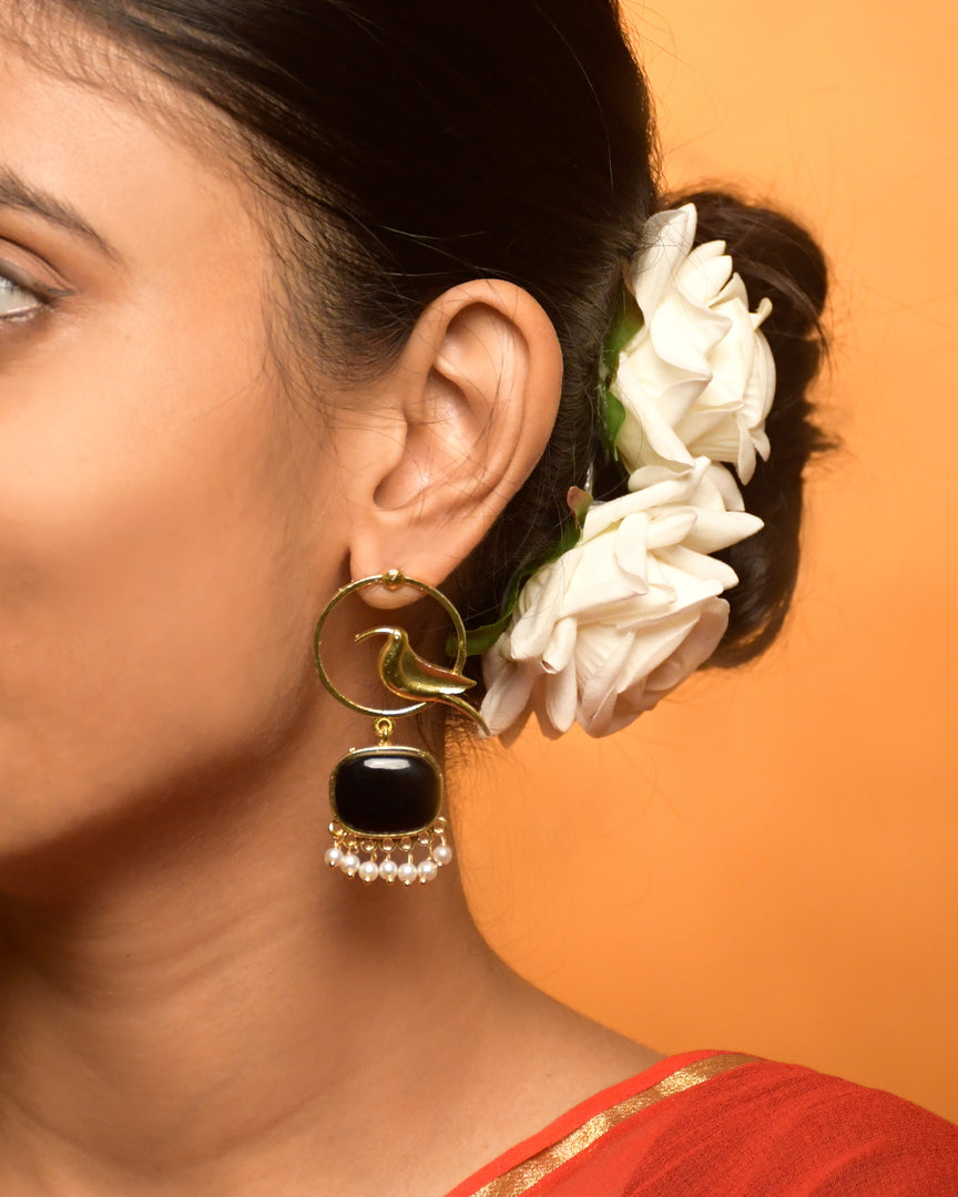 Parrot Golden Earrings