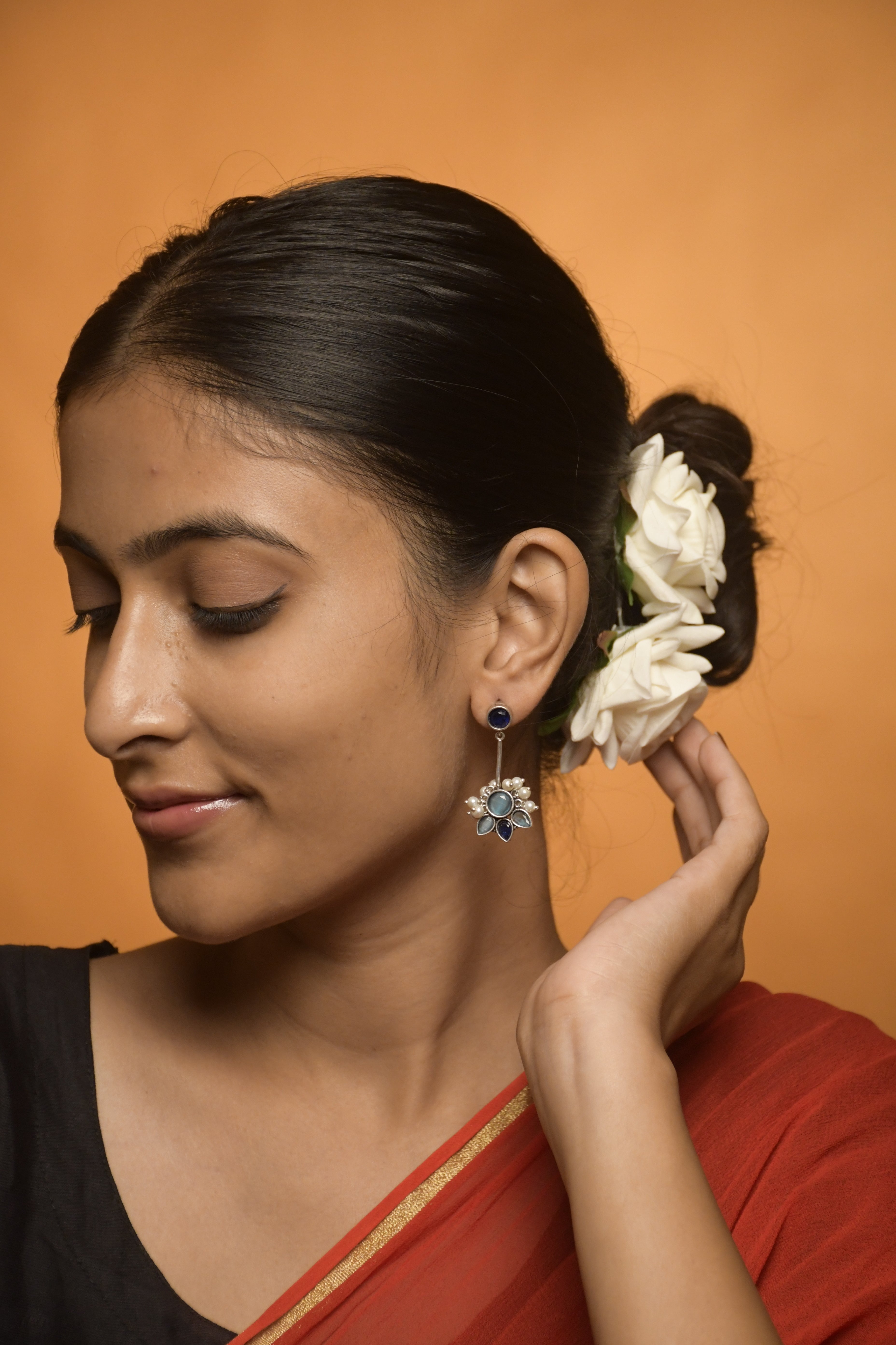 Maahi Oxidised Dangler Earrings