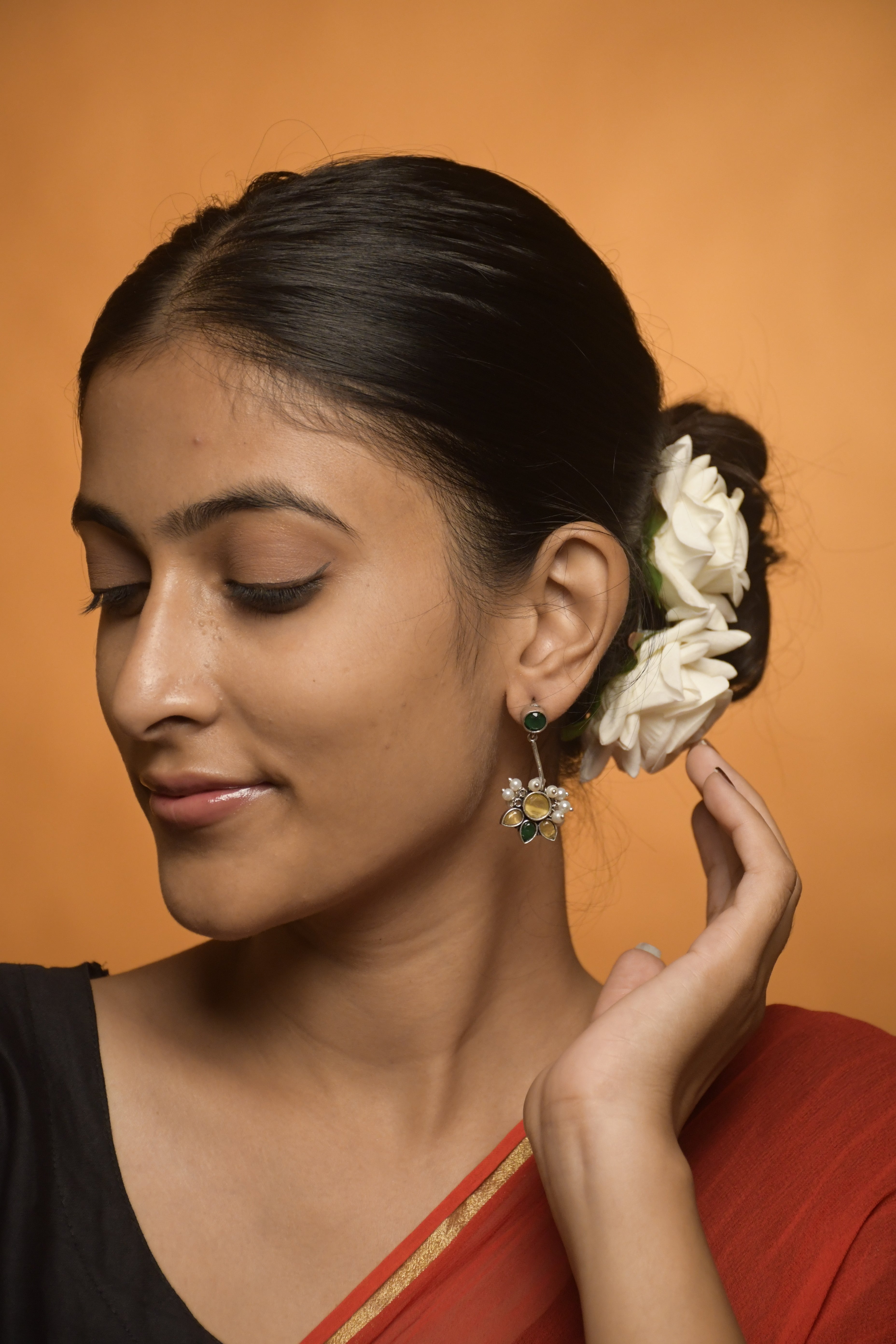 Maahi Oxidised Dangler Earrings