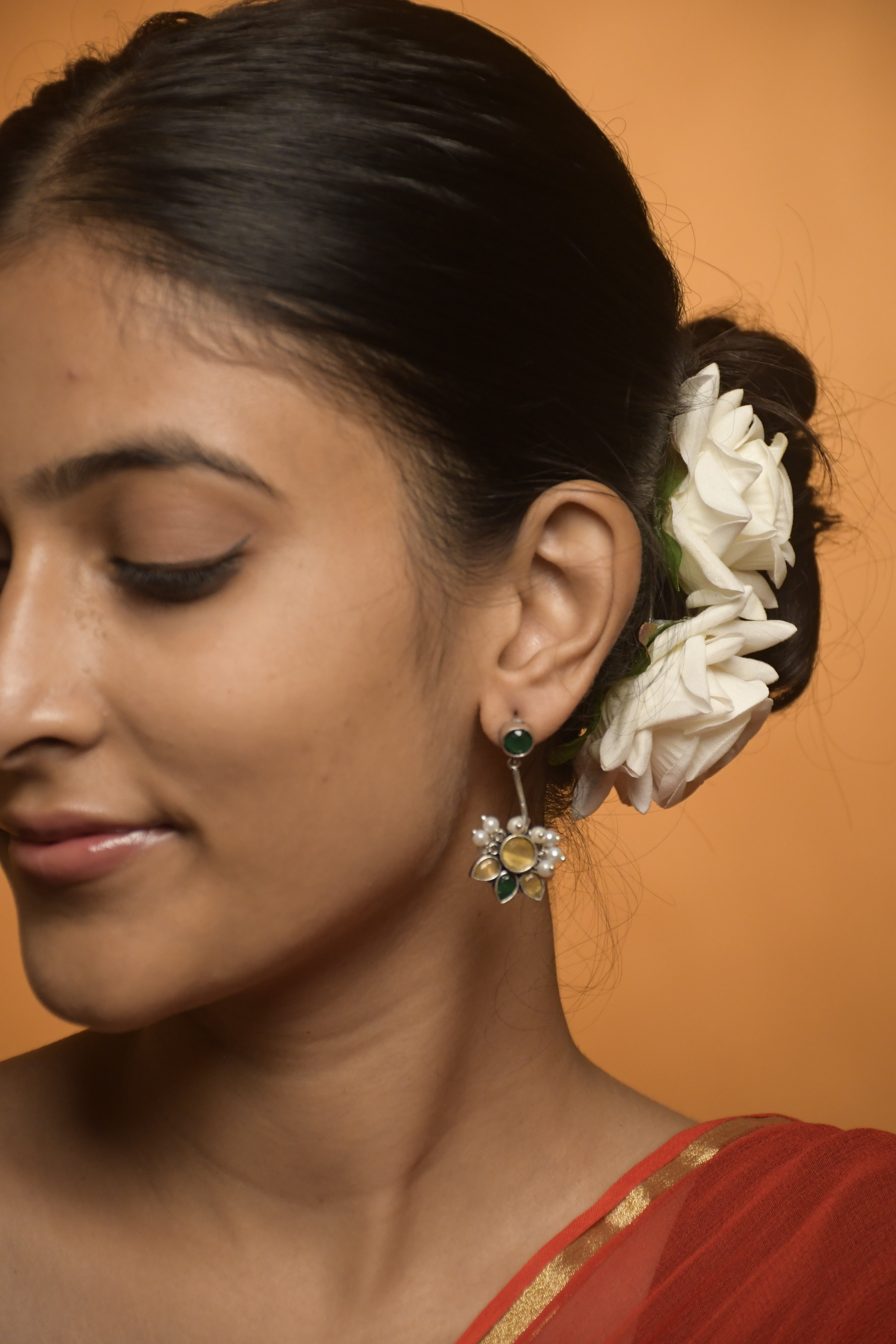Maahi Oxidised Dangler Earrings