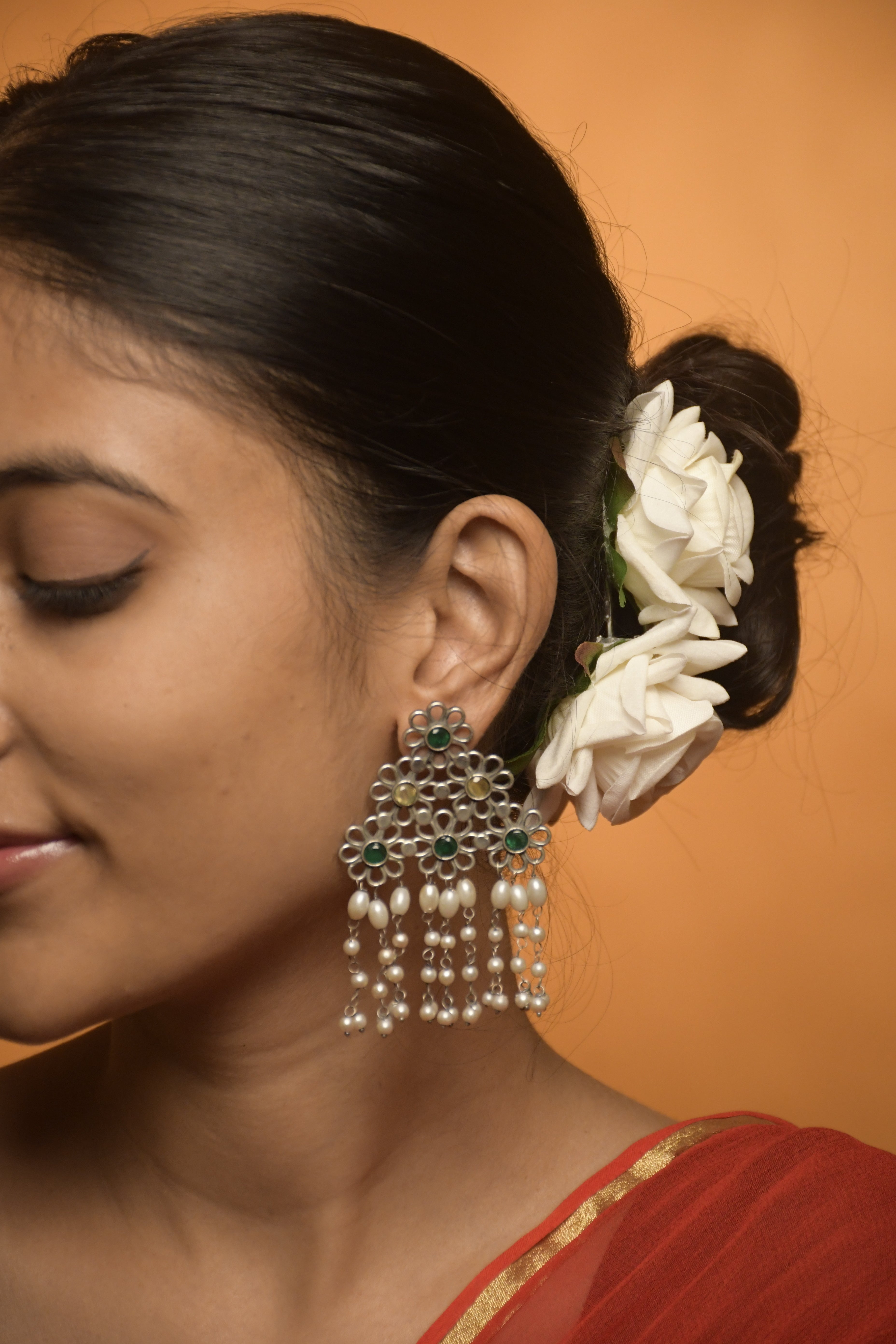 NITHYA OXIDISED DANGLER EARRINGS