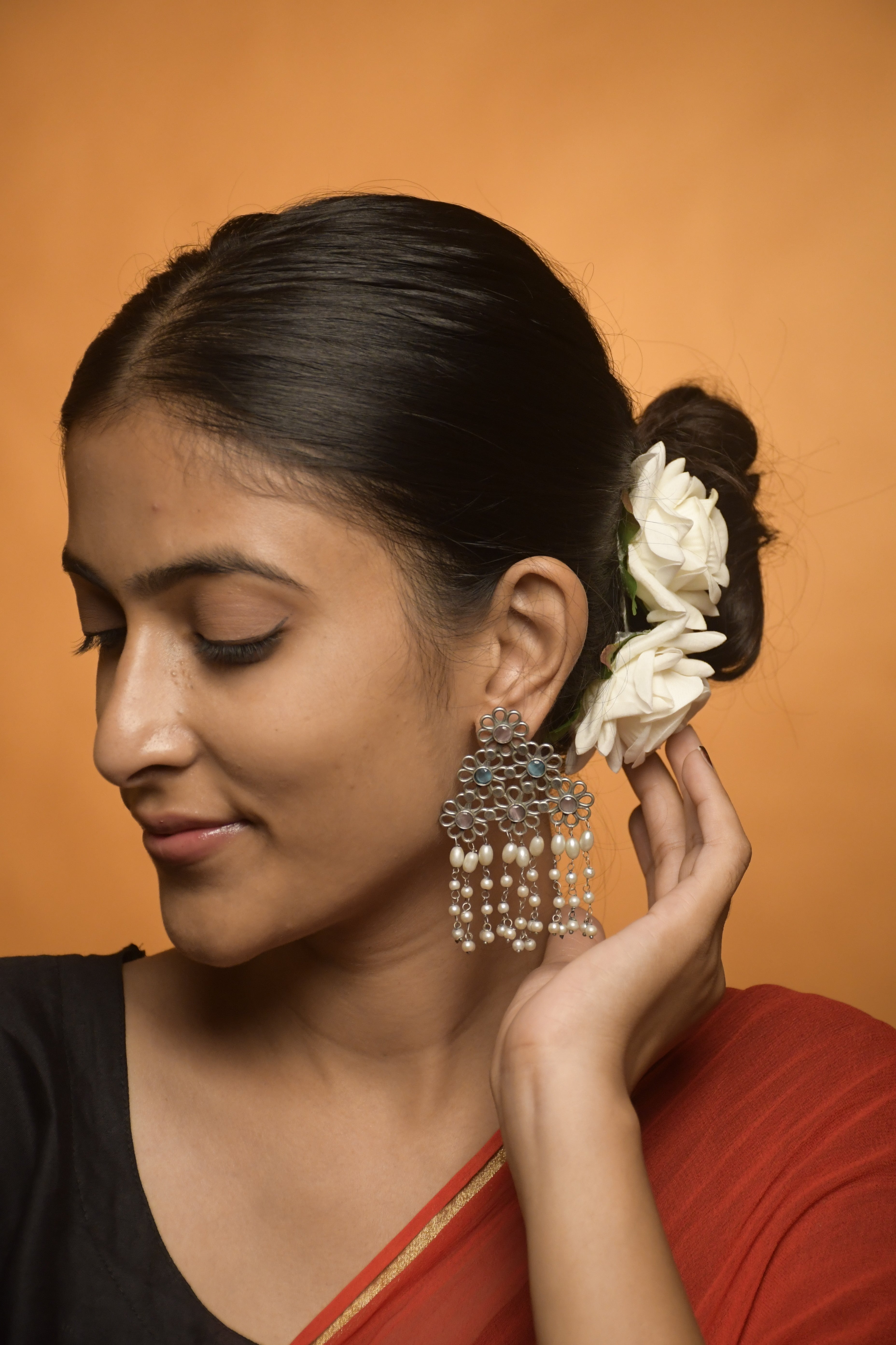 NITHYA OXIDISED DANGLER EARRINGS
