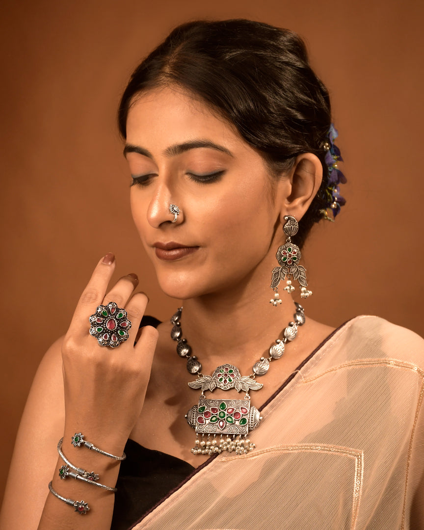 HAZEL STONE JEWELLERY SET COMBO