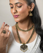 Load image into Gallery viewer, Jiya Golden Jewellery Set