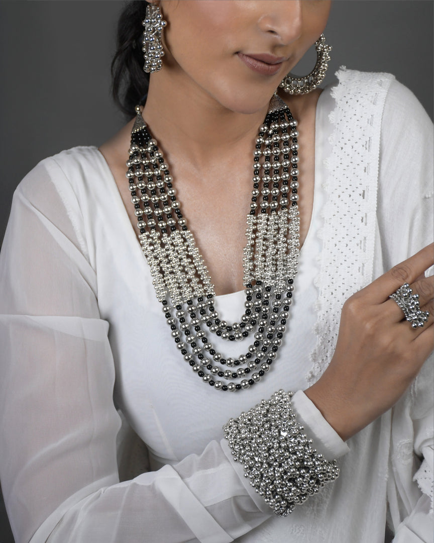 RUBINA OXIDISED JEWELLERY SET COMBO