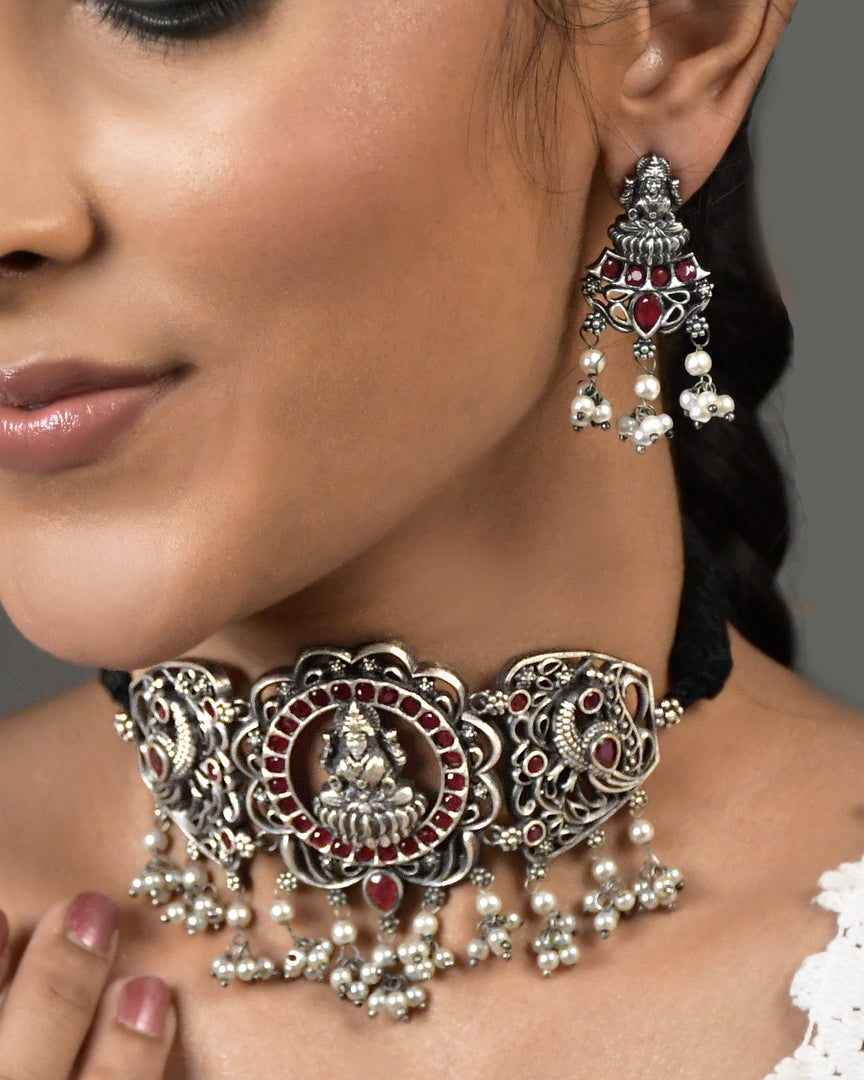 Laxmi Stone Necklace Set