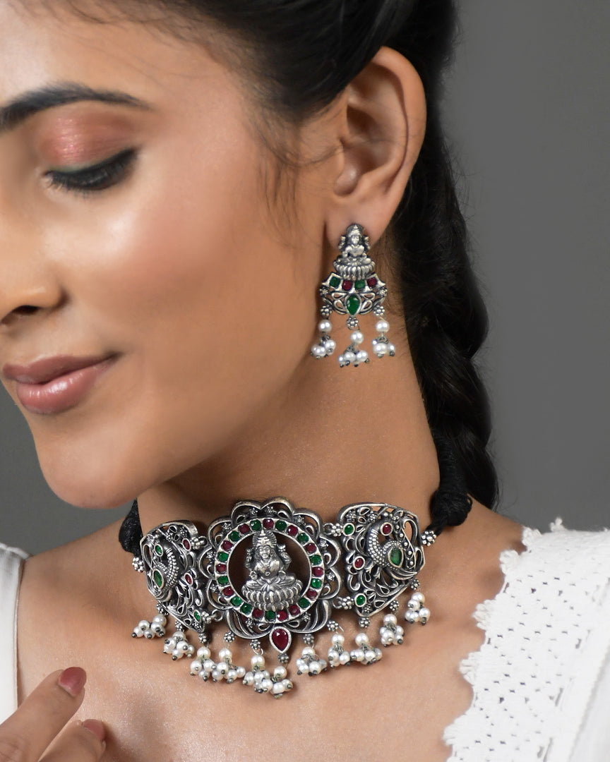 Laxmi Stone Necklace Set