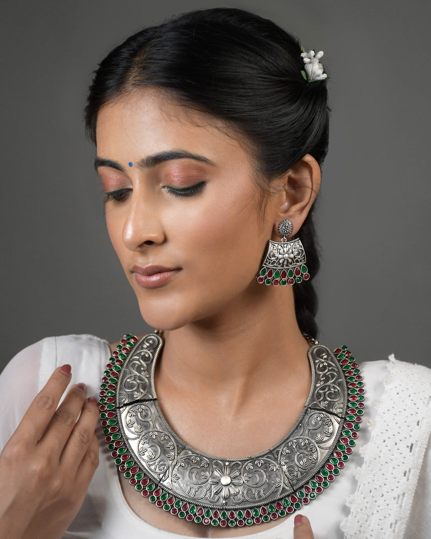 Khushi Stone Necklace Set