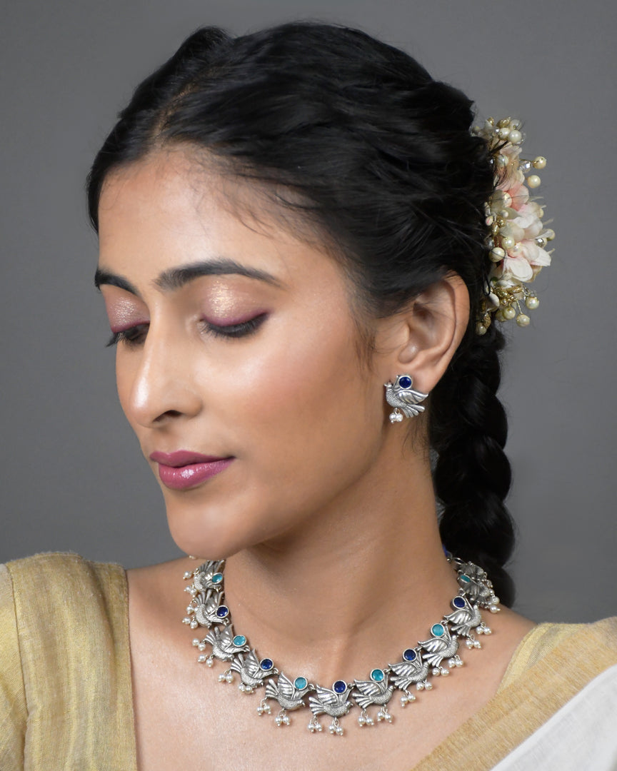 Mihika Stone Necklace Set