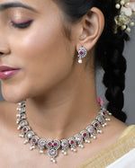 Load image into Gallery viewer, Reha Stone Necklace Set