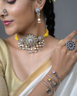 Load image into Gallery viewer, Krisha Stone Jewellery Set Combo