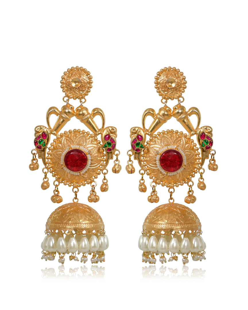 Kalyani Golden Earrings