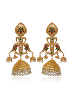 Load image into Gallery viewer, Azure Golden Earrings