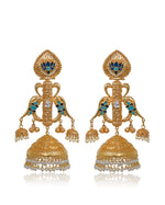 Load image into Gallery viewer, Azure Golden Earrings