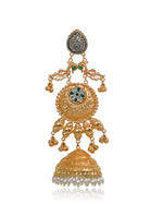 Load image into Gallery viewer, Ridhima Golden Earrings