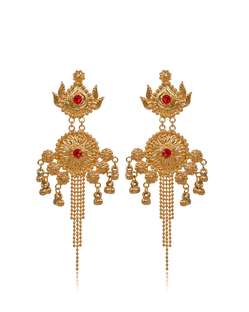 Aarna Golden Earrings