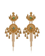 Load image into Gallery viewer, Aarna Golden Earrings