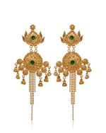 Load image into Gallery viewer, Aarna Golden Earrings