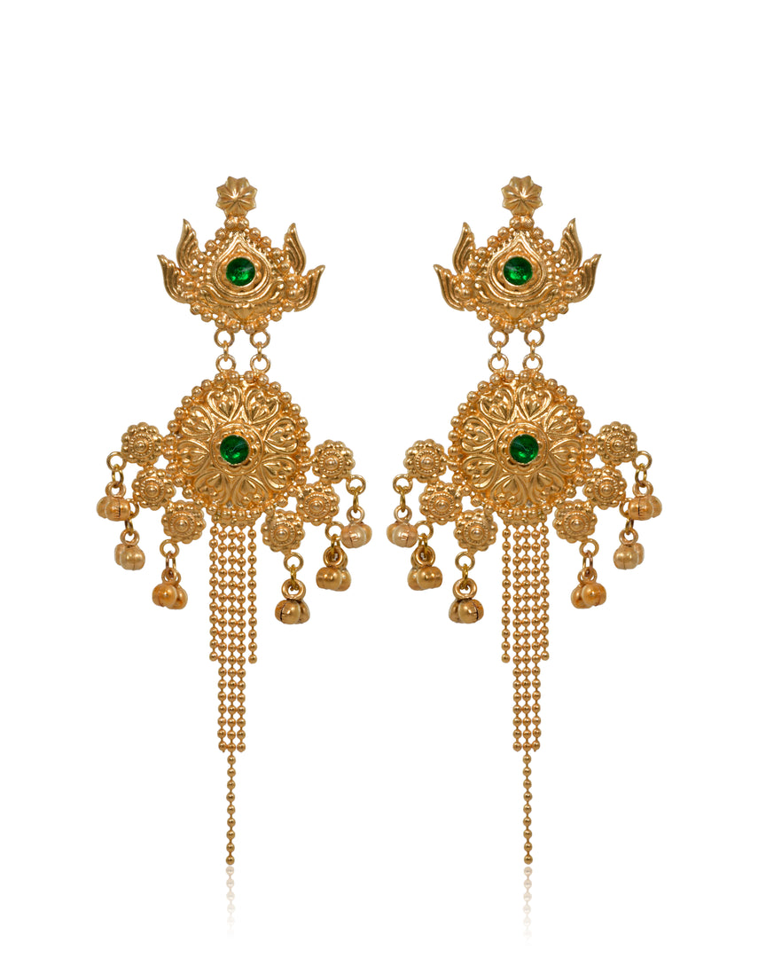 Aarna Golden Earrings