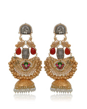 Padmika Golden Earrings