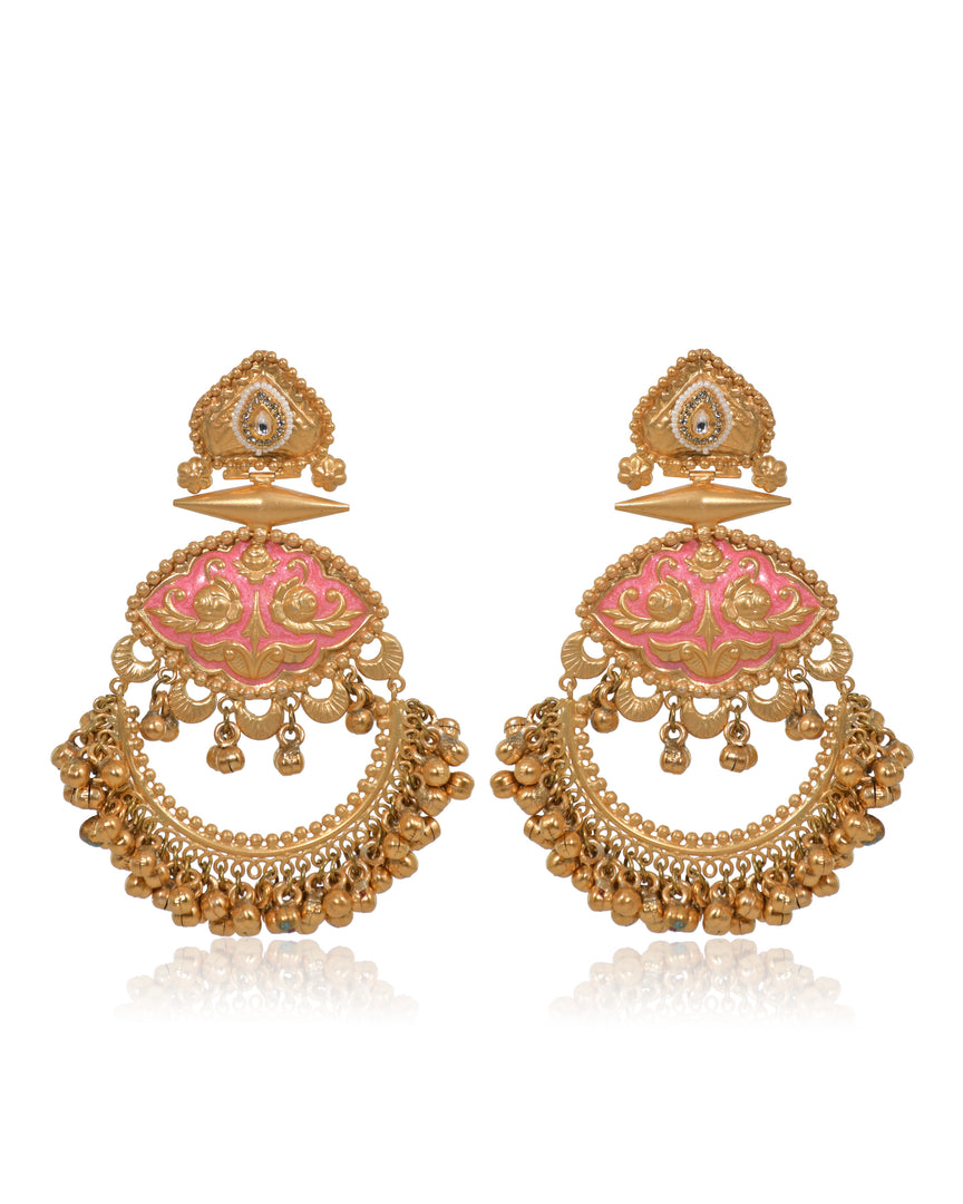 Suvarna Golden Earrings