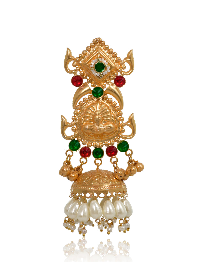Vaibhavi Golden Earrings