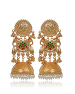 Load image into Gallery viewer, Swarnika Golden Earrings