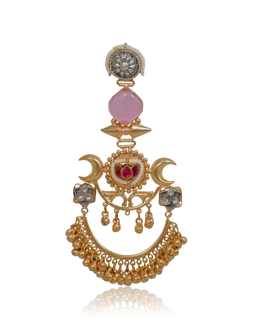 Chaand Golden Earrings