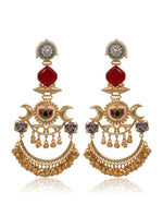 Load image into Gallery viewer, Chaand Golden Earrings