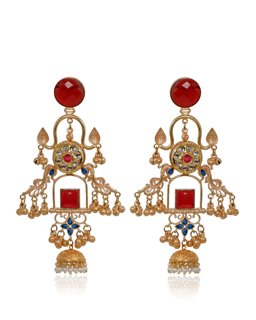 Heer Golden Earrings