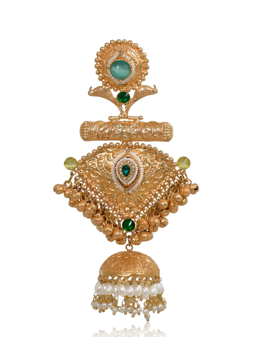 Nandini Golden Earrings