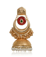 Load image into Gallery viewer, Aarohi Golden Earrings