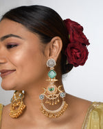 Load image into Gallery viewer, Chaand Golden Earrings