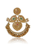 Load image into Gallery viewer, Rajeshwari Golden Earrings
