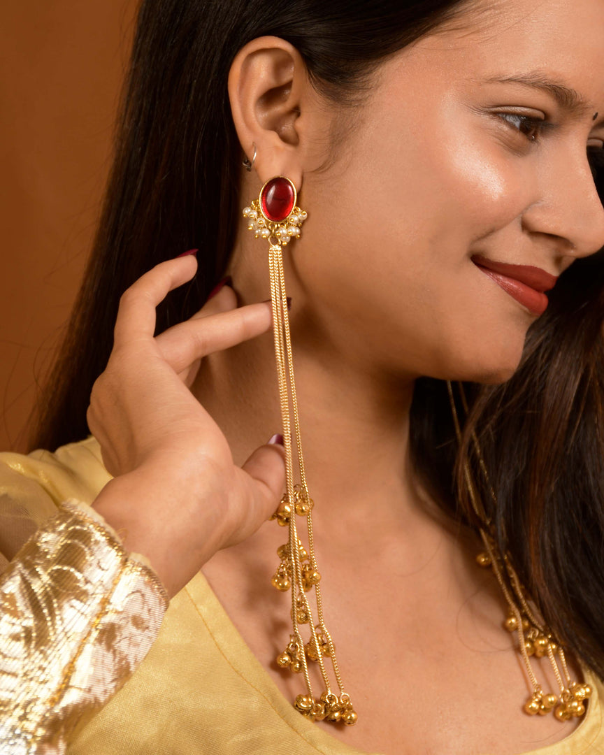 Noor Kashmiri Earrings - Naman Arts