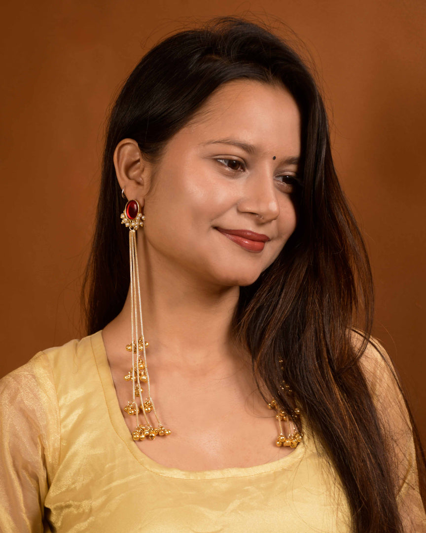 Noor Kashmiri Earrings - Naman Arts