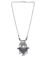 Load image into Gallery viewer, OXIDISED SILVER CHAIN PENDANT