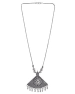 Load image into Gallery viewer, OXIDISED SILVER CHAIN PENDANT