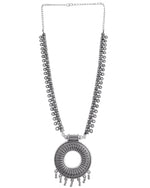 Load image into Gallery viewer, OXIDISED SPRING CHAIN PENDANT NECKLACE