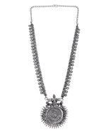 Load image into Gallery viewer, OXIDISED SPRING CHAIN PENDANT NECKLACE