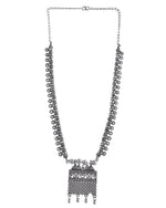 Load image into Gallery viewer, OXIDISED SPRING CHAIN PENDANT NECKLACE