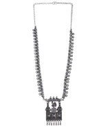 Load image into Gallery viewer, OXIDISED SPRING CHAIN PENDANT NECKLACE